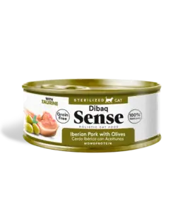 Dibaq Sense Esterilizado Cerdo Ibérico con Aceitunas 70 gr