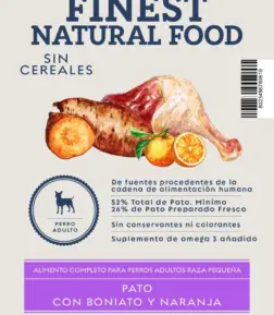 Pato con Boniato y Naranja Raza Pequeña 2 kg