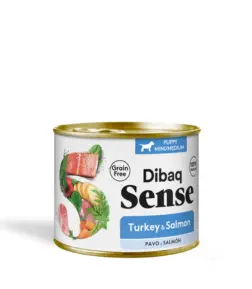 Dibaq Sense Salmón y Pavo Cachorros 190 gr