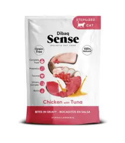 Dibaq Sense Bocaditos en salsa Pollo con Atún  100 gr