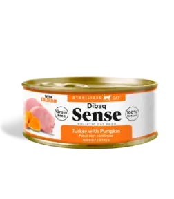 Dibaq Sense Cat Esterilizado Pavo con Calabaza 70 gr
