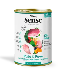 Dibaq Sense Pato y Pavo 380 gr