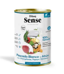Dibaq Sense Pescado Blanco y Atún  380 gr