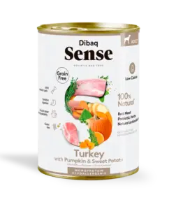 Dibaq Sense Grain Free Pavo y Calabaza  380 gr
