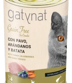 Gatynat Grain Free Pavo, Arándanos y Batata 400 gr