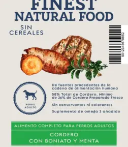 Cordero con Boniato y Menta 6 kg