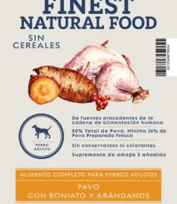 Pavo con Boniato y Arándanos 6 kg