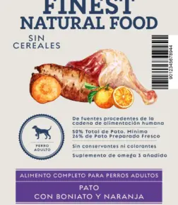 Pato con Boniato y Naranja 6 kg