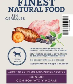 Conejo con Boniato y Moras 12 kg