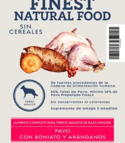 Pavo con Boniato y Arándanos Raza Grande 6 kg