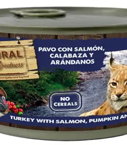 Pavo con salmón, calabaza y arándanos 185 g