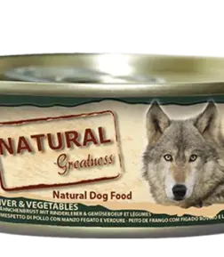 Pechuga de pollo con hígado y verduras 156 g