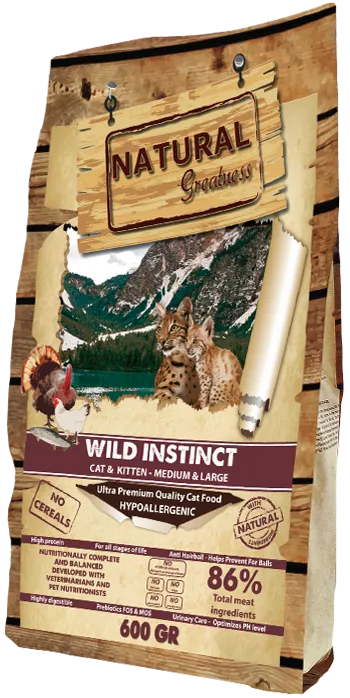 NG saco WildInstinctXL 600g izq NG saco WildInstinctXL 600g izq
